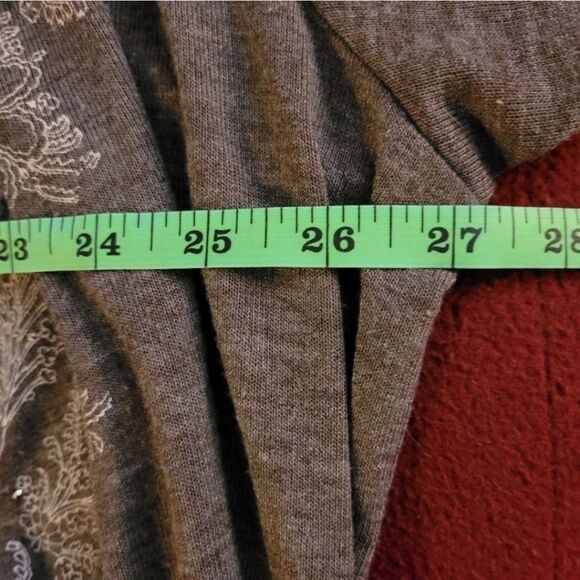 One World Light Tan Studded Floral Open Front Cardigan Size 3X - Picture 3 of 7